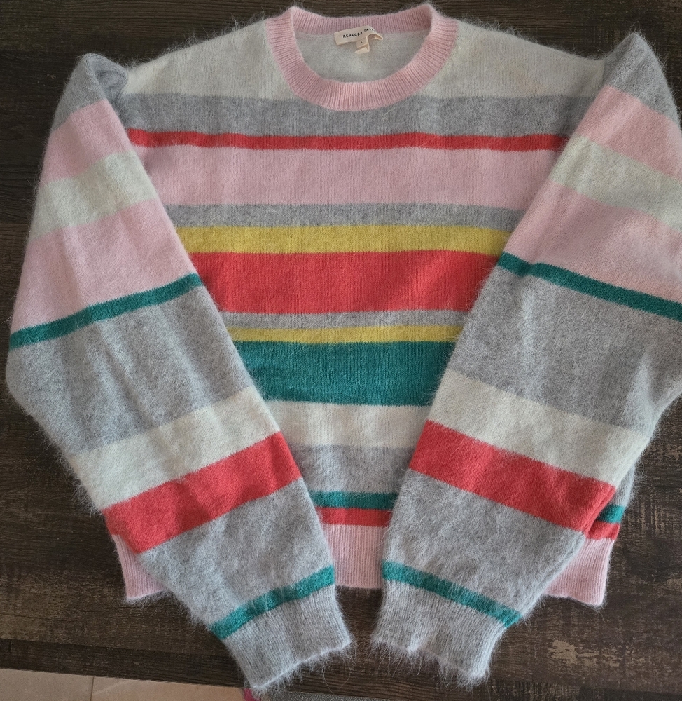 Rebecca Taylor Stripe Knit Sweater